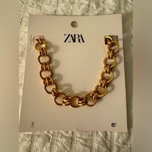 Zara Double Link Gold-Tone Necklace 🤍 Spice up Italian Style with a choker🤍